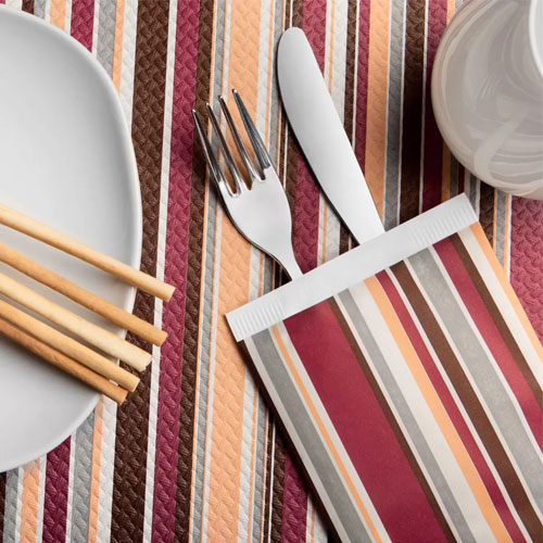Suport farfurie (placemat) din hartie 30x40 cm, Rigoletto Bordeaux - Fato bordo