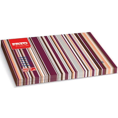 Suport farfurie (placemat) din hartie 30x40 cm, Rigoletto Bordeaux - Fato bordo