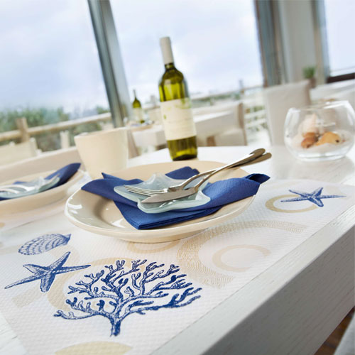 Suport farfurie (placemat) din hartie 30x40 cm, Sea Shell - Fato 