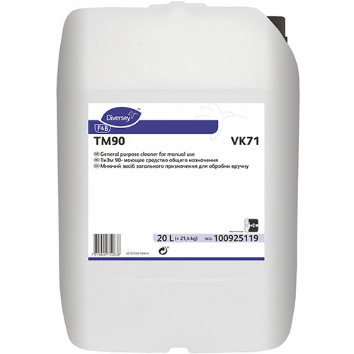 TM90 - Detergent alcalin de uz general, 20L - Diversey