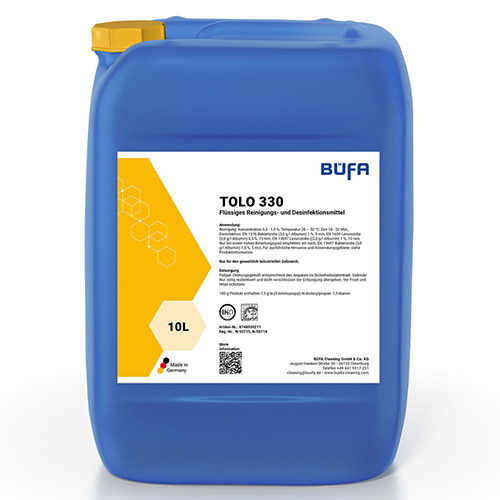 Tolo 330 - Dezinfectant lichid pe baza de saruri cuaternare, 10L - Bufa 