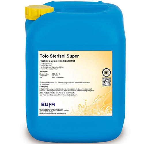 Tolo Sterisol Super - Dezinfectant lichid pe baza de clor activ, 24kg - Bufa 