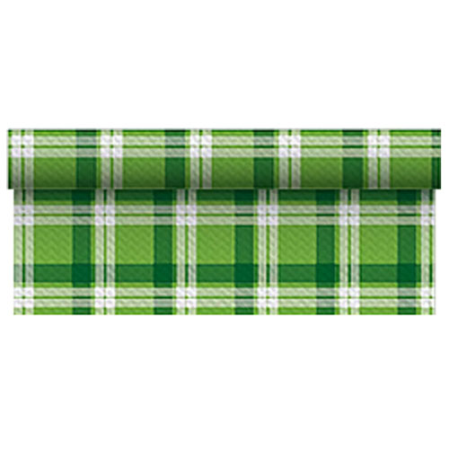 Traversa de masa 1 x 50 m, Scozzese Champagne Bordeaux - Fato verde 