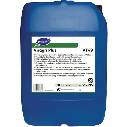 Viragri Plus - Agent neoxidant cu proprietati virucide, 20L - Diversey