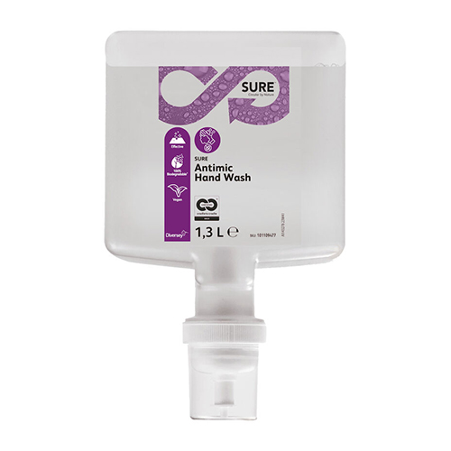 Sapun antibacterian SURE Antimic Hand Wash pentru maini fara parfum si coloranti - Diversey