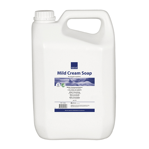 Sapun lichid Abena Mild Cream fara parfum, canistra 5L - Abena