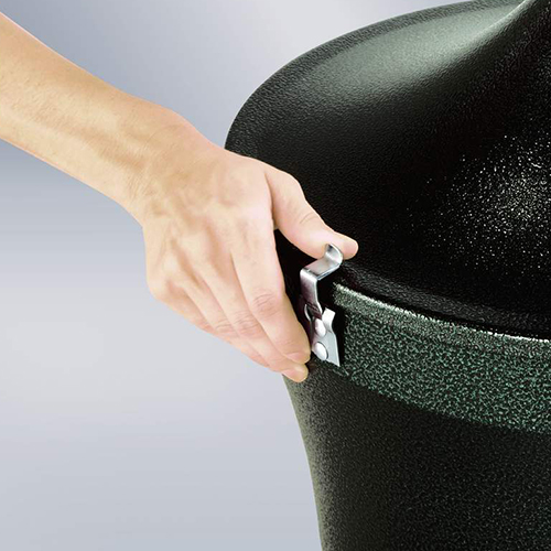 Scrumiera Aladdin 16.1 L, neagra - Rubbermaid 