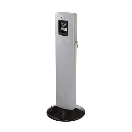 Scrumiera Metropolitan, neagra - Rubbermaid gri 