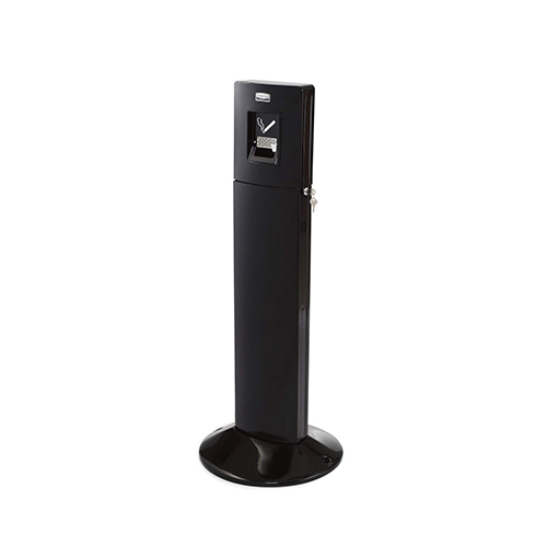 Scrumiera Metropolitan, neagra - Rubbermaid
