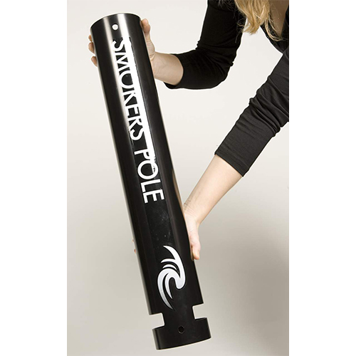 Scrumiera Pole, neagru - Rubbermaid 