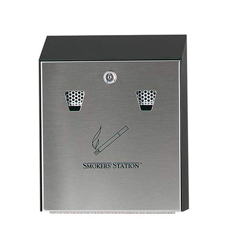 Scrumiera Smoker's Station, inox - Rubbermaid