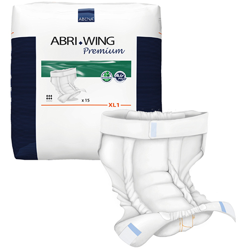 Scutece cu banda, 2550 ml,XL1, Abri-Wing Premium - Abena