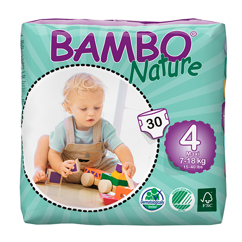 Scutece copii cu sistem deschis, Maxi 4, 7-18 kg - Abena