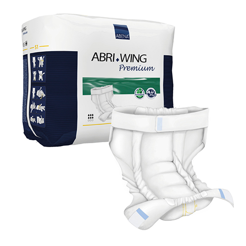 Scutece cu banda, 1450 ml, S1, Abri-Wing Premium - Abena