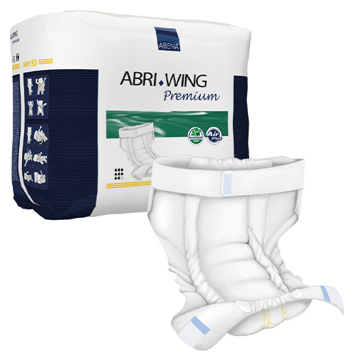 Scutece cu banda, 2500 ml, S3, Abri-Wing Premium - Abena