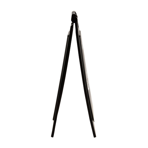 Semn avertizare multilingv 2 fete, negru - Rubbermaid 
