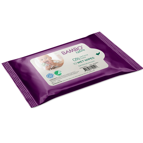 Servetele umede pentru bebelusi fara parfum, Bambo Nature - Abena 