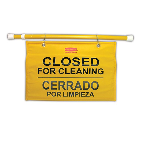 Semn avertizare suspendat multilingv 1 fata - Rubbermaid