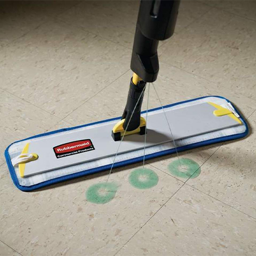 Sistem suport mop Hygen Pulse o fata 40 cm, galben/negru - Rubbermaid galben