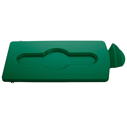 SJRS - Capac inchis, gri - Rubbermaid verde 