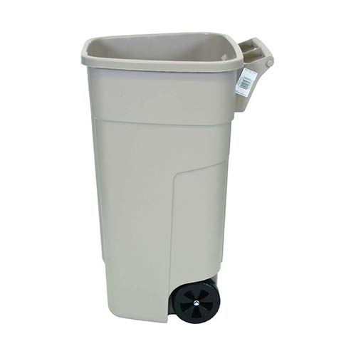 Statie colectare selectiva deseuri 3 x 100L, bej - Rubbermaid 