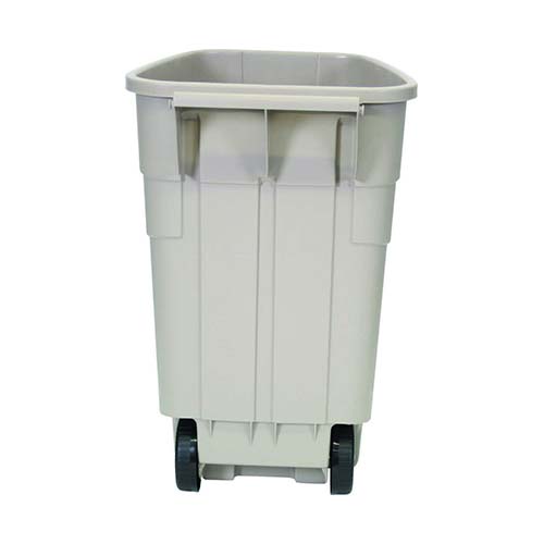 Statie colectare selectiva deseuri 3 x 100L, bej - Rubbermaid 