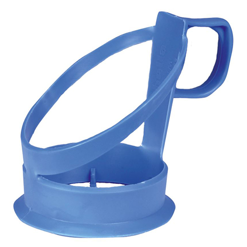Suport pahar bauturi calde 6.8cm, Ø5.9cm, albastru - Abena