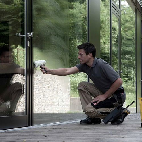 Suport husa T-Bar curatare geamuri 25 cm - Vermop 