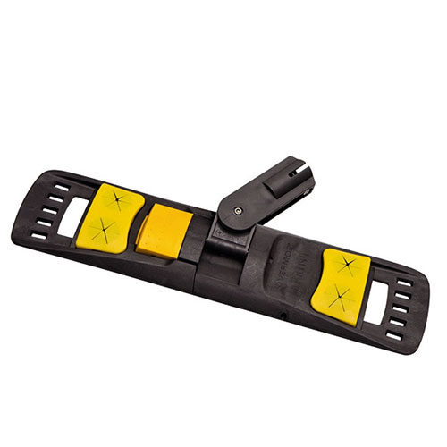 Suport mop Sprint Plus cu cleme 40 cm, negru/galben - Vermop