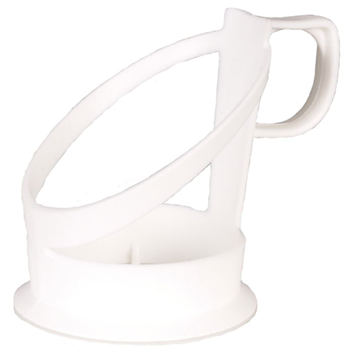Suport pahar bauturi calde 6.8cm, Ø5.9cm, alb - Abena
