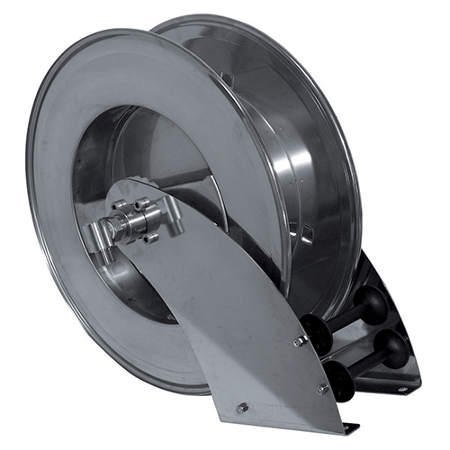 Tambur retractabil din inox pentru furtun 15 m, AV800 400 - Ramex