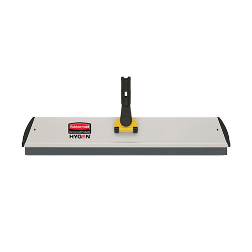 Talpa mop plat Hygen cu racleta 60 cm, gri - Rubbermaid