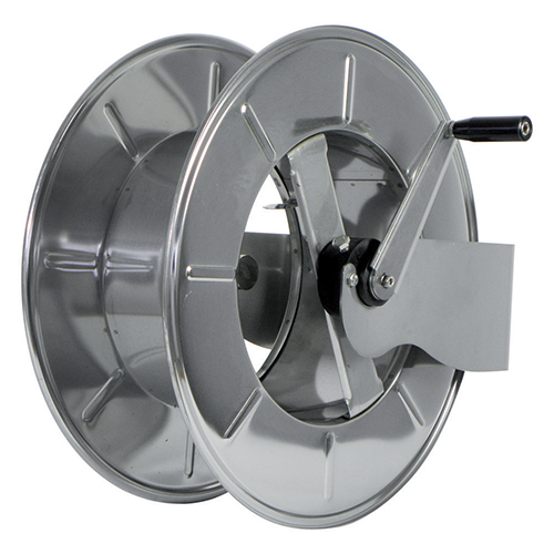 Tambur cu actionare manuala din inox pentru furtun 60 m, AVM9919 - Ramex