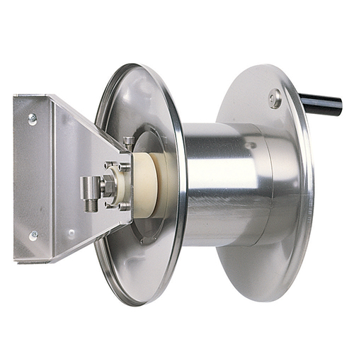 Tambur cu actionare manuala din inox pentru furtun 20 m, AVM9000 600 - Ramex