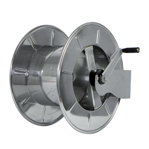 Tambur cu actionare manuala din inox pentru furtun 80 m, AVM9921 600 - Ramex