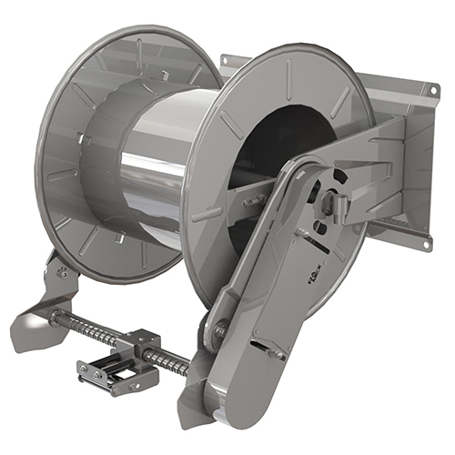 Tambur retractabil din inox pentru furtun 40 m, HR6001 BK - Ramex