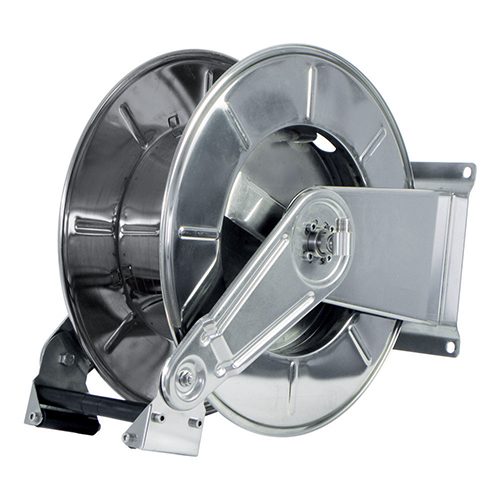Tambur retractabil din inox pentru furtun 60 m, AV3550 - Ramex