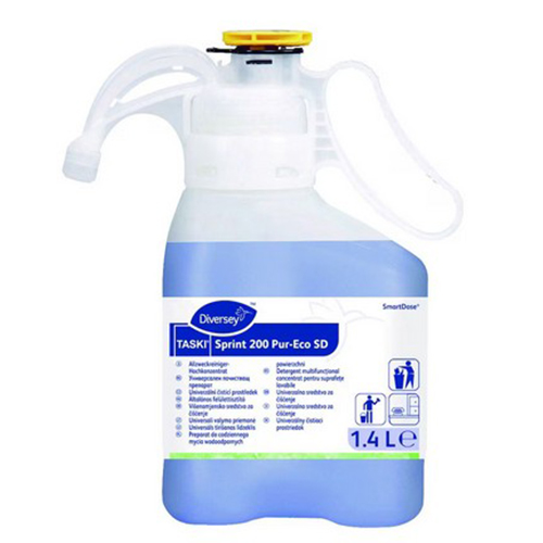 Detergent multifunctional suprafete  Taski Sprint 200 Pur-Eco SD, flc. 1.4L - Diversey