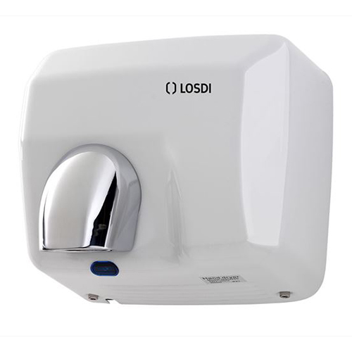 Uscator de maini din inox cu senzor 2500 W, alb - Losdi