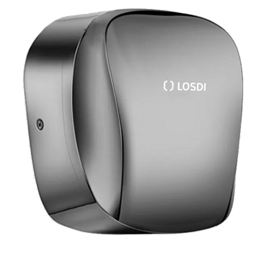 Uscator de maini din inox 1450 W, filtru HEPA, argintiu - Losdi gri 
