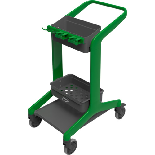 Statie mobila de igienizare HyGo, 780 mm, verde - Vikan