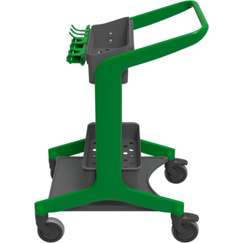 Statie mobila de igienizare HyGo, 780 mm, verde - Vikan verde