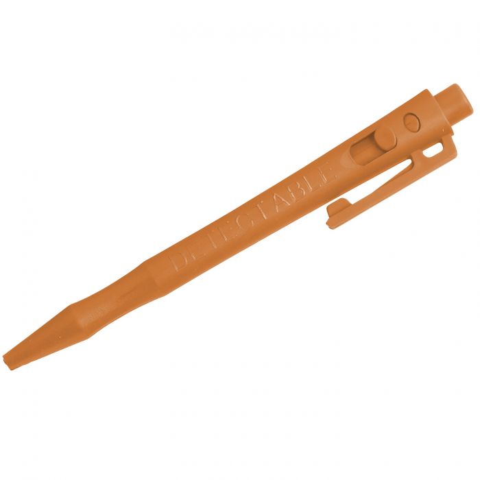 Detectable HD - Pix metal detectabil cu clip, pasta standard, albastru - Detectamet portocaliu 