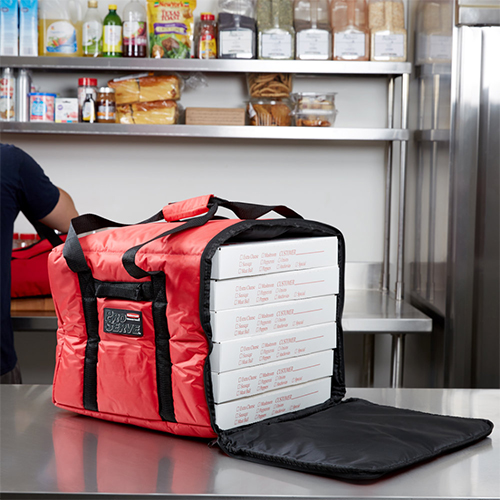 Geanta termoizolanta transport alimente mica, rosie - Rubbermaid 