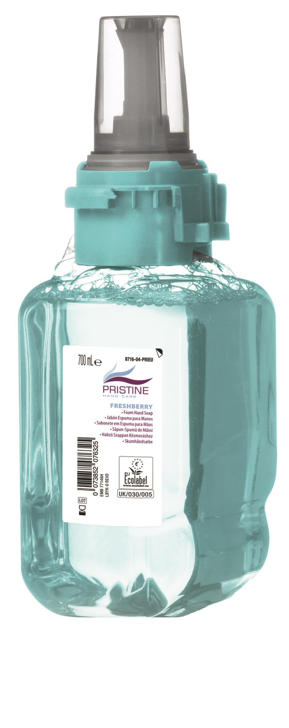 Sapun spuma, 700 ml - Pristine ADX Freshberry