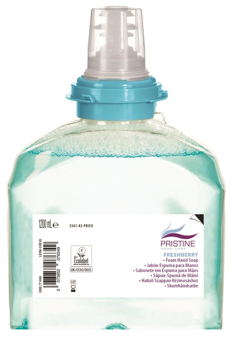 Sapun spuma, 1200 ml - Pristine TFX Freshberry