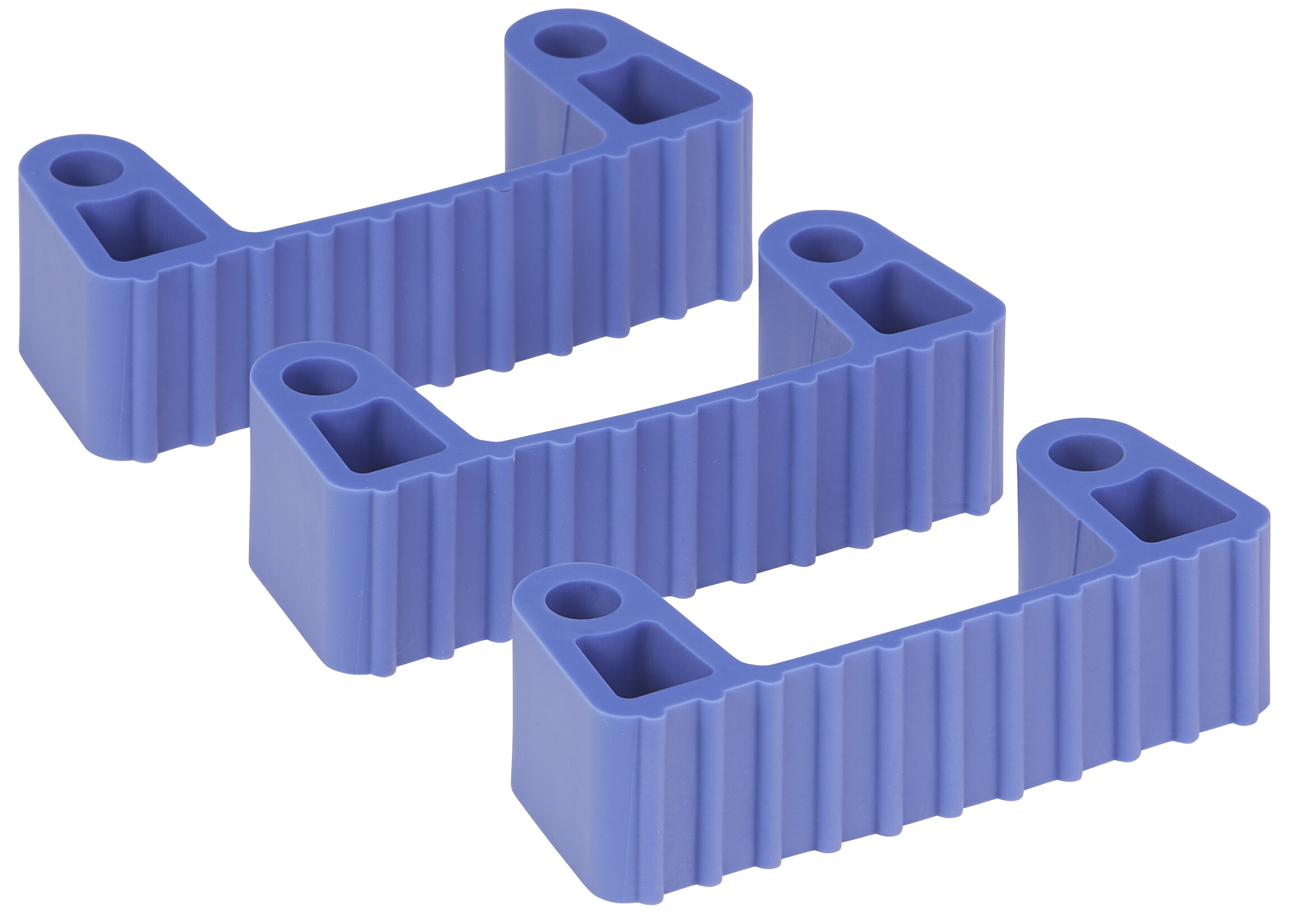Set 3 cleme din cauciuc pentru suporturile 1011x & 1013x, roz - Vikan violet 