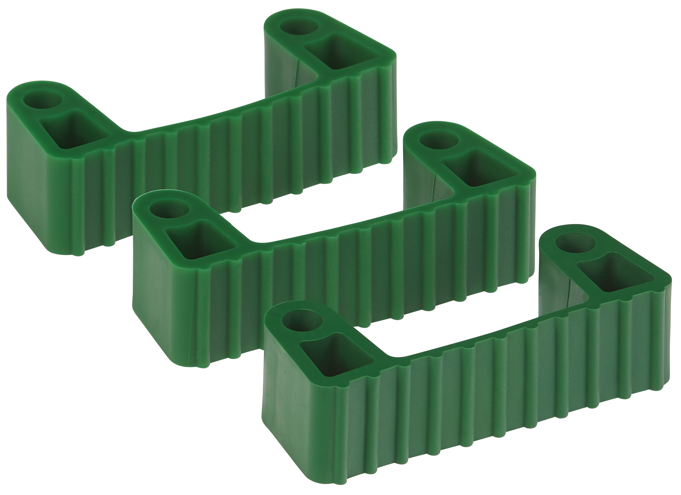 Set 3 cleme din cauciuc pentru suporturile 1011x & 1013x, roz - Vikan verde 