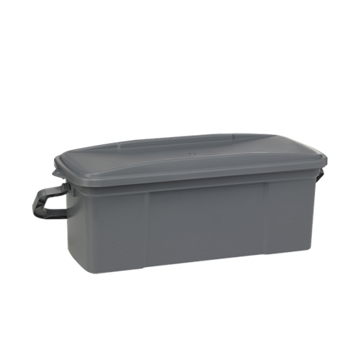 Cutie cu capac pentru mopuri preumezite 40 cm, gri - Vikan