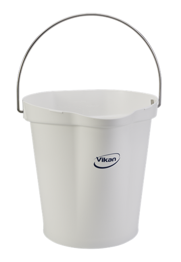 Galeata Hygiene 12 L, roz - Vikan alb 